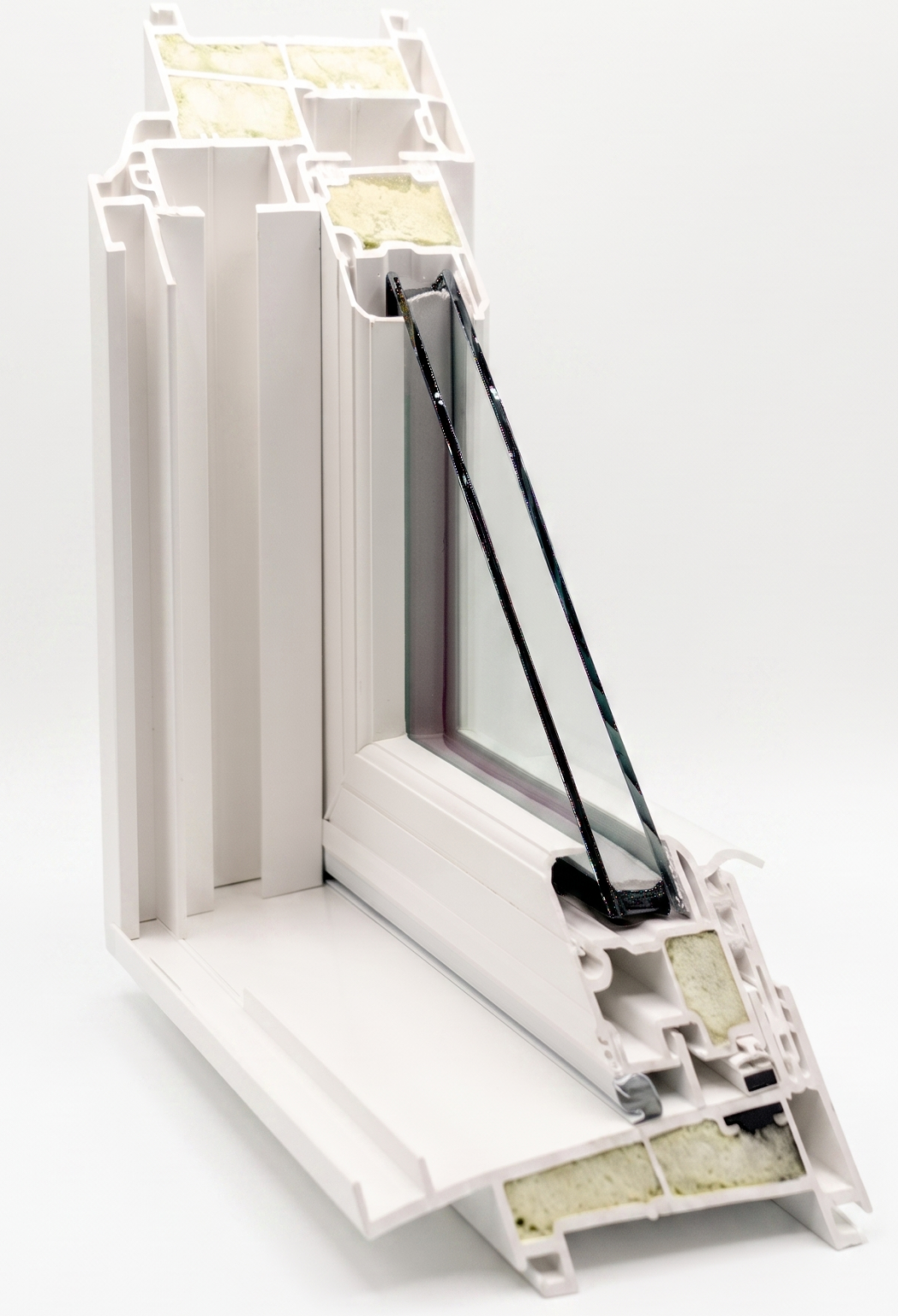 UltraTUFF: Triple pane with 2 surfaces of triple silver low-e, argon ...